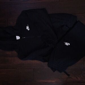 Nike Black Hoodie and Joggers Set
